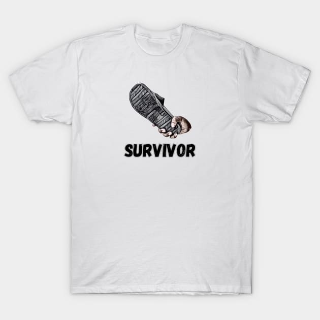 Slipper, Sandal beats Survivor T-Shirt by The Free Nightingale